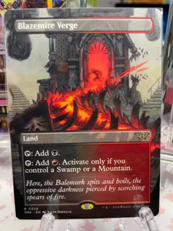 Blazemire Verge (Borderless) Duskmourn: House of Horror Regular - Image 1