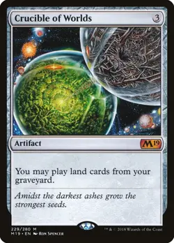 Crucible of Worlds [M19 - 229] - DM [Normal] TCG MTG - Image 1