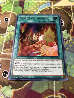 Yugioh War Rock Dignity LIOV-EN089 Ultra Rare 1st Ed NM - Image 1
