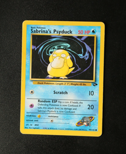 Pokemon Card TCG - Sabrina's Psyduck 99/132 - Gym Challenge - Common - MP ⭐ - Image 1