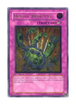 Yugioh! Drastic Drop Off - PTDN-EN074 - Ultimate Rare - 1st Edition Near Mint, E - Image 1