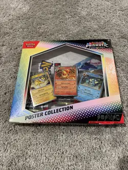 Pokemon TCG SV8.5 Prismatic Evolutions Poster Collection Box Factory Sealed New! - Image 1