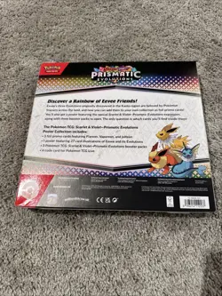 Pokemon TCG SV8.5 Prismatic Evolutions Poster Collection Box Factory Sealed New! - Image 2