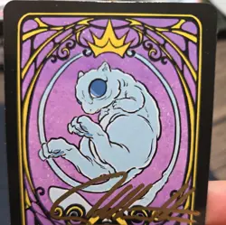 Mew Promo Pokai Gaku SIGNED - Art Yueh Pokemon - Glossy Non Holo Ultra Rare - Image 4