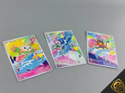 Primi Compagni d'Avventura SERIE 1 ITA Trio ALOLA Rowlet Popplio Litten Pokemon - Image 3