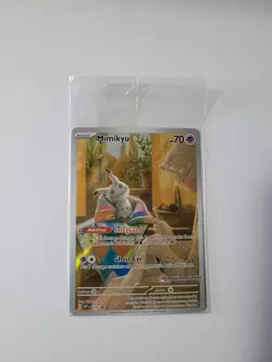 Mimikyu 075 Paldean Fates Pokemon Center ETB Promo Sealed - Image 1
