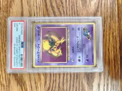 Pokemon TCG Sabrina's Abra-glossy Corocoro Comics Promo PSA 8 (Pop 33) - Image 3