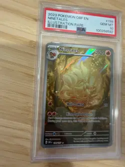 Pokemon TCG SV03 Obsidian Flames Ninetales Illustration Rare Holo 199/197 PSA 10 - Image 2