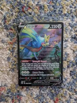 Pokemon TCG Zacian v TG21/TG30 Trainer Gallery Astral Radiance - Image 1