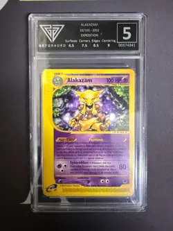 Alakazam 33/165 Expedition 2002 - GetGraded 5 (00574341) Pokemon - Image 1