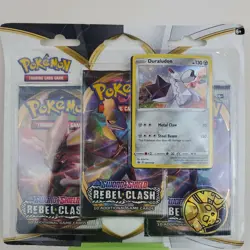 Pokemon TCG Sword and Shield Rebel Clash Booster Pack - 3 Pieces 820650806858 - Image 1