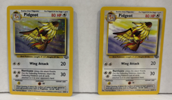 SET of 2 1999 Jungle Pokemon PIDGEOT (Holographic) #8/64 & PIDGEOT #24/64 - Image 1