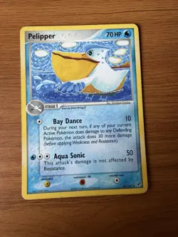 Pokemon TCG 2005 PELIPPER 21/107 EX DEOXYS NON-HOLO RARE - Image 1