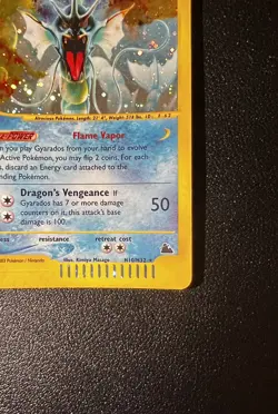 Pokemon Gyarados TCG H10/H32 Skyridge Holo Rare - Image 5