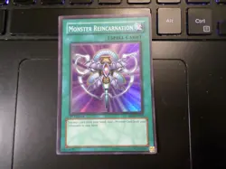 PT12 YUGIOH MONSTER REINCARNATION RDS-EN045 1ST EDITION SUPER RARE NM - Image 1