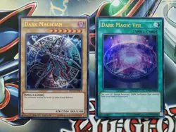 Dark Magician, MVP1, Limited. Dark Magic Veil, Unlimited. Ultra Rare. LP/NM. - Image 1