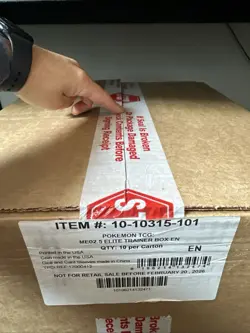 Broken Tape Seal -Pokemon TCG Ascended Heroes Elite Trainer Box -Case Of 10 - Image 2