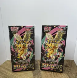 Pokemon MEGA Dream EX Japanese Booster Box Lot of 2 Charizard Mewtwo - Image 1