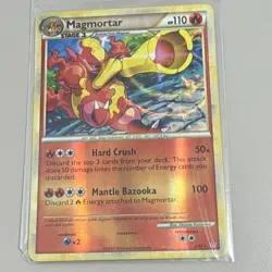 Pokemon Magmortar Holo Rare Unleashed 2/95 Reverse Holo HP 110 2010 English - Image 1