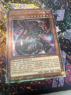 Dark Armed Dragon BLMR-EN054 Quarter Century Secret Rare Yugioh 1st Edition - Image 1