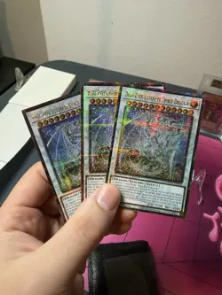 3x Blue-Eyes Ultimate Spirit Dragon (Quarter Century Secret Rare) PLAYSET!! - Image 1