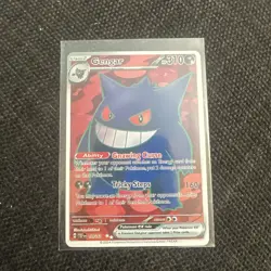 Gengar ex - 193/162 - Temporal Forces - Full Art Holo - NM - Pokemon TCG - Image 1