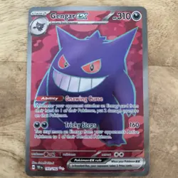 Gengar ex 193/162 Ultra Rare Temporal Forces Pokemon NM Card - Image 1