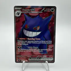 Pokemon TCG Gengar EX Scarlet & Violet Temporal Forces Holo Card 193/162 NM+ #26 - Image 1