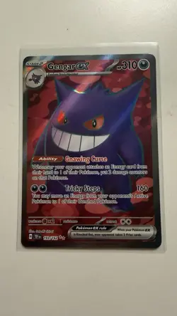 Pokemon TCG Gengar ex 193/162 Full Art Ultra Rare Temporal Forces NM/M - Image 1
