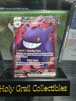 Pokemon TCG Gengar EX Scarlet & Violet Temporal Forces Holo Card 193/162 NM+ #26 - Image 1
