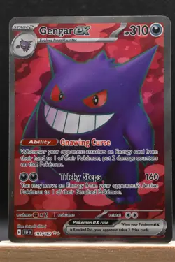 Pokemon Gengar ex 193/162 - SV05: Temporal Forces - Ultra Rare Full Art NM/M - Image 1