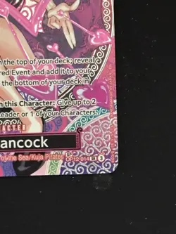 One Piece TCG OP15 Adventure on KAMI's Island Boa Hancock SP OP12-014 SR ENGLISH - Image 4