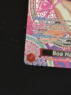 One Piece TCG OP15 Adventure on KAMI's Island Boa Hancock SP OP12-014 SR ENGLISH - Image 5