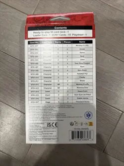 Brand New Sealed One Piece TCG: Straw Hat Crew Starter Deck 1 (ST-01) English - Image 3