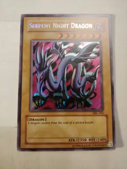PT12 YUGIOH SERPENT NIGHT DRAGON SRL-103 SECRET RARE NM/M - Image 2