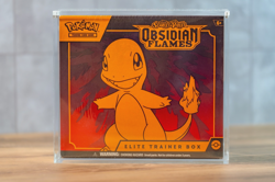 Pokemon: Scarlet & Violet Obsidian Flames ETB New Factory Seal with Acrylic case - Image 1