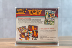Pokemon: Scarlet & Violet Obsidian Flames ETB New Factory Seal with Acrylic case - Image 3