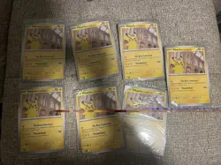 Natural history museum x Pokemon pikachu promo cards (New inside of seal). 1 per - Image 1