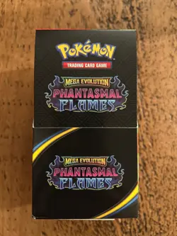Pokemon TCG Phantasmal Flames Half Booster Box NO SEAL (18 Packs) Brand New - Image 1