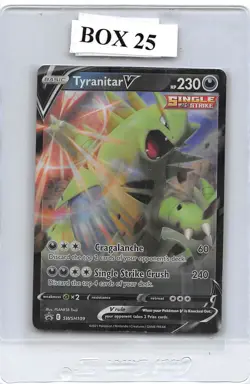 Tyranitar SWSH109 - V Black Star Promo - Sword & Shield Pokemon CARD 2021 - NM - Image 1