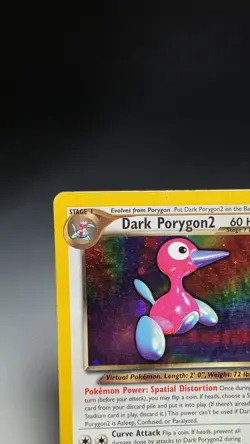 Pokemon TCG Dark Porygon2 Neo Destiny Holo Card 8/105 POP 3! RARE - Image 2