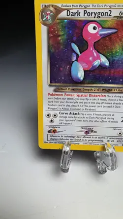 Pokemon TCG Dark Porygon2 Neo Destiny Holo Card 8/105 POP 3! RARE - Image 4