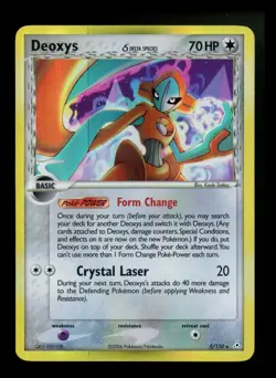 Deoxys 5/110 Delta Species EX Holon Phantoms 2006 Holo Rare Pokemon Card TCG - Image 1