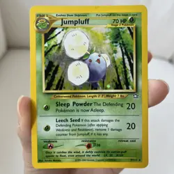 Jumpluff 7/111 Holo Rare Vintage Pokemon Card Neo Genesis - Image 1