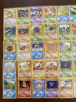 Vintage Pokemon 73 Card Lot Common Uncommon Base Set Fossil Jungle NM LP MP - Image 1