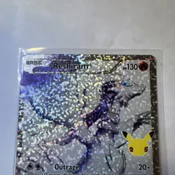 Pokemon TCG Reshiram Celebrations Holo Full Art Card 113/114 NM/M Pack Fresh - Image 2