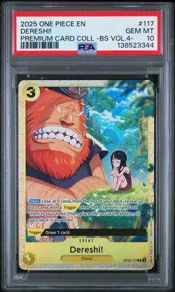 Dereshi! PSA10 2025 One Piece Premium Card Best Selection Vol.4 #117 - Image 1