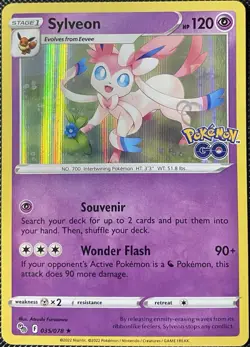 Sylveon 035/078 Pokemon GO Holo - Pokemon Card - Image 1