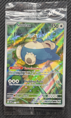 Snorlax 151 ETB Promo SVP EN 051 Sealed Pokemon Card Black Star Promo 2023 - Image 1