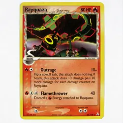 Rayquaza #26/110 Delta Species Non-Holo Rare EX Holon Phantoms Card Near-Mint/LP - Image 1